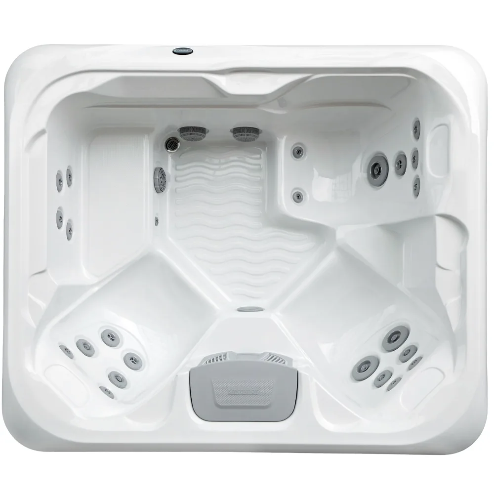 Aquasolus Vacation Brook holiday let hot tub inside top view