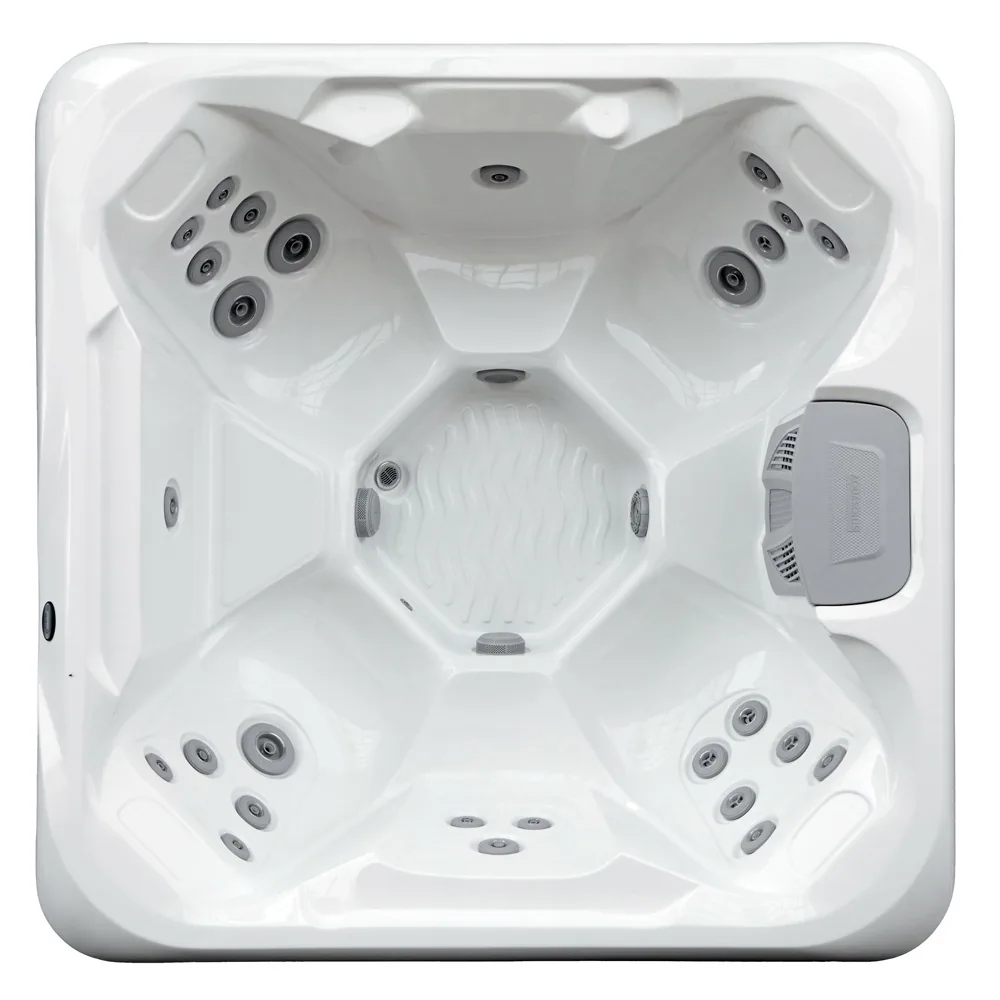 Aquasolus Vacation Cove holiday hot tub top view
