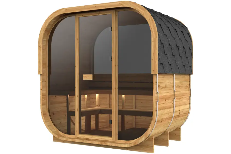 Hekla Cub Sauna with back window